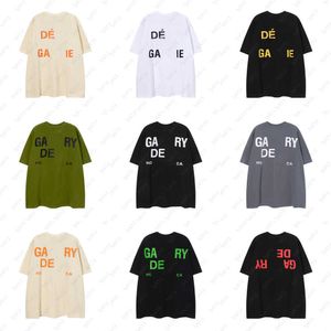 Designer T-Shirt Männer Luxus T-Shirts Gallerily Graphic Tee Depts Damen Herren T-Shirt Mode Flut Marke Kurzarm Poloshirt