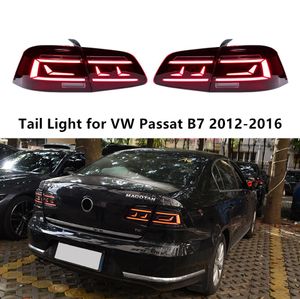 Bakre löpande broms dimma bakljus för VW Passat B7 LED TAILLight 2012-2016 Magotan Turn Signal Lamp Car Accessories