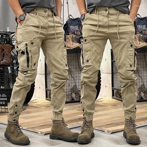 Herrenhose 2024 High-End-Modische Outdoor-Arbeitsleggings Schweres amerikanisches lässiges gerades Bein M-5XL