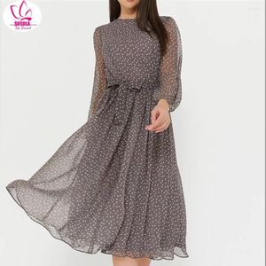 Casual Dresses Women Summer Lady Luxury Ladies Gauze Sling Princess Dress Wedding O-Neck Elegant Party Evening Hollow Lace Midi