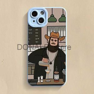 Cell Phone Cases New fun Cartoon Patterned Case Works On The iPhone 11 12 13 14 Pro Max XR XS X 7 8 Plus SE2020 Mini Shockproof Soft Rear Cover J240118