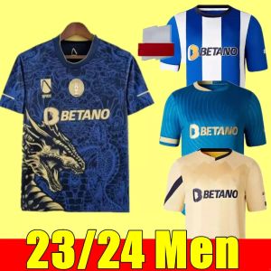 23 24 Soccer Jerseys Football Dragon Fans Training 2023 2024 Hem borta 130 års jubileum Campeoes Pepe Oliveira Mehdi Luis Diaz