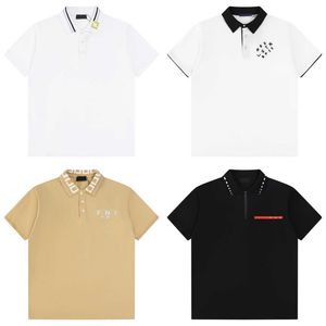 Herr mode polo skjorta lyx italienska mäns t-shirts kort ärm mode casual herre sommar t-shirt olika färger tillgängliga storlek s-xxl