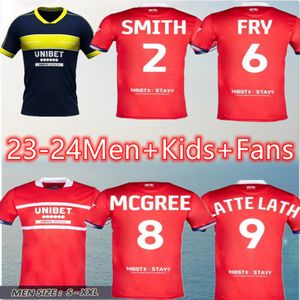 23 24 24 Middlesbrough Soccer Jerseys 2023 2024 Tavernier Payero Howson McNair Akpom Clarke Fry Forss McNair Lenihan Football Mundurs Men Men Kits Mundurs 2xl 2xl