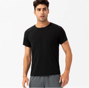 Ll kör korta ärmar Designer Summer Shirts Compression Sports Tights Fiess Gym Soccer Shirts Man Jersey Sportswear Quick Dry Sport T-Shirts Top Play 99