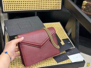 Leather handbag Alligator Messenger Bag High Quality Envelope 602716 Mini Cassandra 20cm cross-body Bag Women's Mini flat shoulder Bag