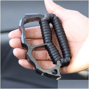 Brass Knuckles Knuckle Defense Abschnitt bezieht sich auf Männer und Frauen Selbstverteidigung Tiger Edc tragbare Werkzeuge Hw277 Drop Delivery Sports Outdoo Otpuu