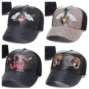 gg8 Ball Caps Designer Herren Baseball Caps Frau Marke mit Tiger Hüte Biene Schlange Fuchs bestickt Knochen Männer Frauen Casquette Sonnenhut Sport Mesh