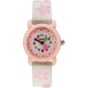 JNEW العلامة التجارية Quartz Childrens Watch Loverly Cartoon Boys Girls Hounds Hoters Silicone Strap Candy Lristwatches299z