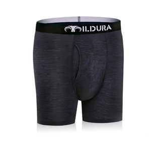 100 Lã Merino Homens Cueca Boxer Cueca Leve Wol Secagem Rápida Respirável Tamanho Macio S2XL 240117