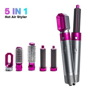 Curling Irons 7 In 1 One Step Hair Dryer Volumizer Rotating dryer Curler Comb Brush Dryers For Styling Tool 221012
