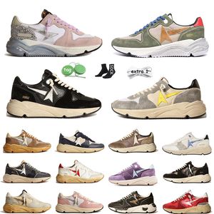 Top casual Designer shoes Women Men Golden Gooseices Genuine Leather Suede Black White Silver Glitter Sole Red Pink Platform Running sole Runners Sneakers Trainers