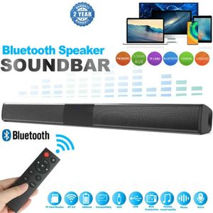 Soundbar 20W Bluetooth Soundbar Kabel und Wireles -Lautsprecher Stereo -Lautsprecher HiFi Home Theatre TV Sound Bar Subwoofer -Spalte für Smartphone