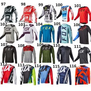 T-shirts Foxx Head Foxx Speed ​​Subduing Mountain Bike Riding Suit Top Long Sleeve Cross-Country Racing Suit Quick Dry T-shirt