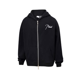 Top 1 1 Designer-Jacke Rhudes Zipper Hoodie Stickerei mit Kapuze für Herren