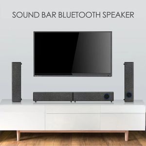 Soundbar Bluetooth -högtalare Hög Power Soundbar Separabel TV -högtalare Sound Bar System Computer Speakers Music Center med AUX RCA CABLE