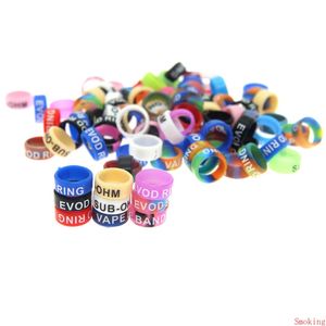 Silicon Band Rings Silicone Protection Beauty Ring Non Slip Rubber Decoration 13mm For Pods Kit Fishing rods EVOD EGO T Twist Series