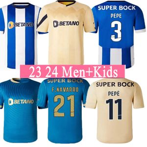 23 24 FC Portos Fußball-PEPE-Trikots CAMPEOES SERGIO OLIVEIRA MEHDI LUIS DIAZ MATHEUS Training Fans 2023 2024 Fußballtrikots Kinder- und Herren-Kits