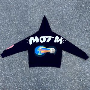 Felpe con cappuccio da uomo Felpe Frog Drift Streetwear Moda CPFM Migliore qualità Schiuma stampato Abbigliamento Velluto Felpa allentata Pullover Top Felpa con cappuccio per uomo T240118