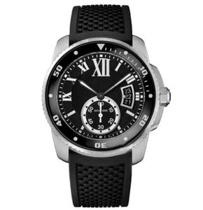 U1 top aaa marca de luxo relógio masculino automático mecânico mostrador preto pulseira de borracha relógios masculinos designer à prova dwaterproof água relógios de pulso