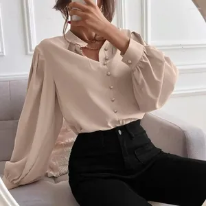 Blusas femininas outono roupas femininas macio confortável camisa blusa manga longa topos moda coreana elegante e chique mulher topo loungewear