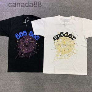 21FW Hip-Hop Firing Printing Young Thug SP5DER 555555 BP5WRLD T SHIRT MĘŻCZYZN WYSOKIE WYSOKIE WYSOKA SPADER SPAWID