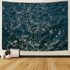 Tapeçarias Espumante mar tapeçaria paisagem parede pendurado pano quarto decoração sala de piquenique ao ar livre tapete de praia lençóisvaiduryd