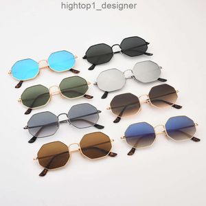 Gradient Polarized Lady Sunglasses Hexagon Fashion Women Sun rainess ban raybanliness Glasses Luxury Female Brand New Vintage Metal Frame Trendy 1972