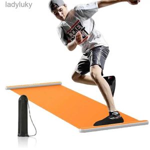 Tapetes de Yoga Fitness Slide Board 180x50cm Deslizante Fitness Mat Balance Exercício Mat para Core e Treinamento de Perna Agachamento Skate Strides Lunges PushL240118