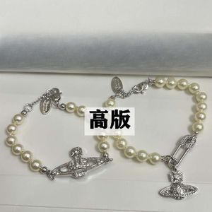 Viviennes Westwoods Bransoletka Saturn Pearl Classic High Grade Handicrafts Live Hot Selling