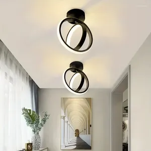 Taklampor LED -remsa gången modern korridorlampa hembelysning för sovrum vardagsrum kök hushållsdekorationer fixturer