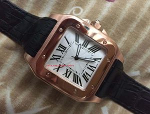 Классические 5 стилей, мужские наручные часы супер качества, 40 мм, 18-каратное золото, розовое золото, циферблат, сапфир, светящийся, изысканный стальной корпус, кожаный ремешок, 2813, механические, автоматические, мужские часы