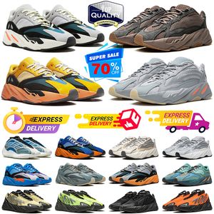 2024 Designer 700 V2 Sneakers Running Shoes Män Kvinnor Solid Gray Azael Alvah Fade Salt Carbon Analog Hi-Res Red Blue Static Vanta Inertia Trainers Outdoor Runners