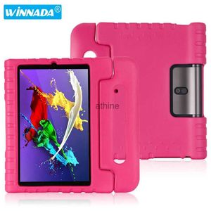 Tablet PC Cases Bags Case for Lenovo Yoga Tab 5 10.1 cala pokrywa pełne ciało dzieci dzieci Eva uchwyt stojak tabletka dla Lenovo YT-X705F YQ240118