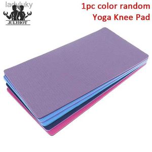 Yoga Mats 1PC Yoga Knee Pad Cushion Knees Protection Non-slip Fitness Crossfit Pilate Mat Workout Sport Cushion Gym Equipment Yoga SupplyL240118