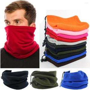 Bandanas fleece varm vinter vindtät nackrör halsduk för män kvinnor bandana mask halva ansiktet omslag cykling skidsport camping vandring