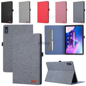 Tablet PC Cases Bags For Lenovo Tab M10 5G 10.6 Inch 2023 TB360ZU TB360XU Solid Colour Flip Case Shockproof Foldable Stand Tablet Cover YQ240118