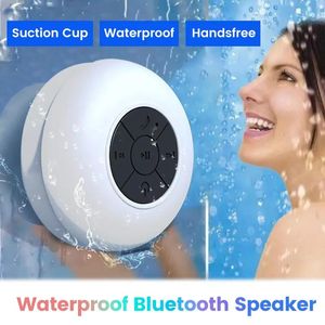 Högtalare Vattentät Bluetooth -högtalarljud Box For Shower Badrum Bärbar Trådlös ljud Universal Smart Högtalare för mobiltelefon