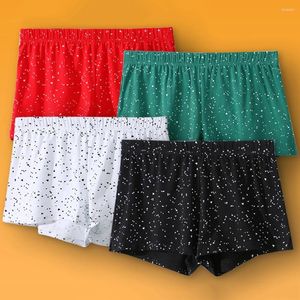 Mutande da uomo in cotone a pois costume da bagno traspirante comodo boxer intimo rigonfiamento boxer slip cuecas masculinas pantaloncini da casa mutandine slip hombre