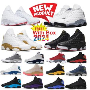 Blue Grey 13s 2024 Wheat 13 Basketball Shoes He Hot Game Playoffs Anthracite Black Flint Sneakers 13 GS Black CA With Box Wholesale Men New Shoe Bred