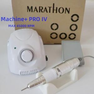 Treatments NEW MARATHON Champion 3 Pro Handle 45K Electric Nail Drill Strong 210 micro Motor Grinding Machine For Nail Art Tools