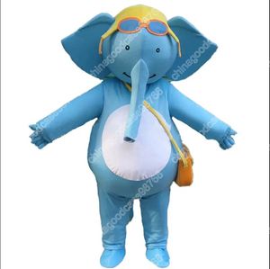 Desempenho elefante mascote traje halloween fantasia vestido de festa personagem dos desenhos animados terno carnaval adultos tamanho aniversário ao ar livre outfit