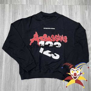 Men's Hoodies Sweatshirts Pants Men Best Quality Crewneck Loose Distressed Cut Digital Printing RRR 123 Hoodieephemeralew