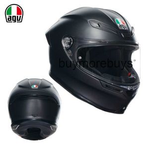 Full Face Open New AGV Motorcykelhjälm KS Full Helmet Four Seasons Mane and Female Cycling Motorcykel Full Cover Running Helmet Anti Fog Lightweight XSXJ