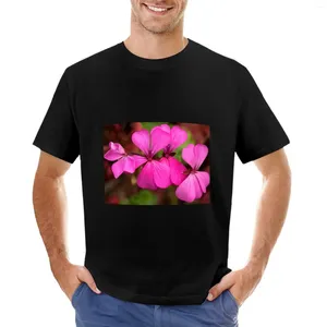 Erkek Polos Pembe Sardunya T-Shirt Kısa Siyah Tişörtlü Erkekler Hayvan Baskı Erkek Gömlekler