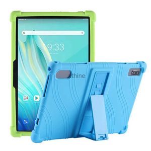 Tablet PC Cases Bags 4 Thicken Cornors Silicon Cover with Rear Kickstand For HTC A103 Case 2022 10.1 Tablet PC Soft Protective Shell YQ240118