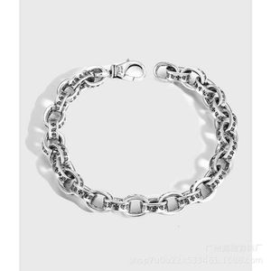 2024 Designer Brand Croce Ch Collana per le donne Cromi di lusso Vecchia lettera Bracciale Hip Hop Maschio Femmina Coppia Catena Cuore Uomini Gioielli classici Ciondolo Neckchain 7qyq