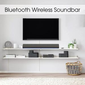 SoundBar 20W telewizor dźwiękowy głośnik HiFi teatr domowy bar dźwiękowy bas efekt Bluetooth kompatybilny głośnik obsługa RCA USB Aux na telewizję na komputer