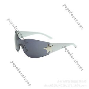 Designer-Luxus-Sonnenbrille für Herren und Damen, neu, rahmenlos, einteilig, fünfzackiger Stern, Dekoration, Zuhause, Pra Da, Sonnenbrille für Damen, Advanced Sense SP97