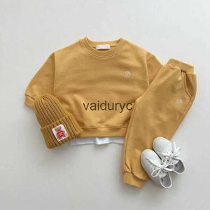 Pyjamas Ny baby långärmad kläder set ldren casual sweatshirt + sportbyxor 2st.